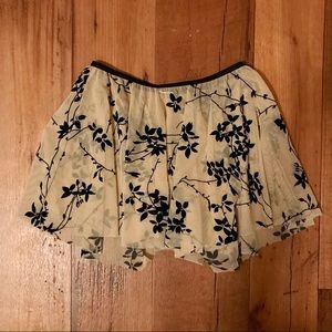 High-low ballet skirt